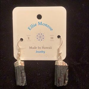 Black Tourmaline drop earrings